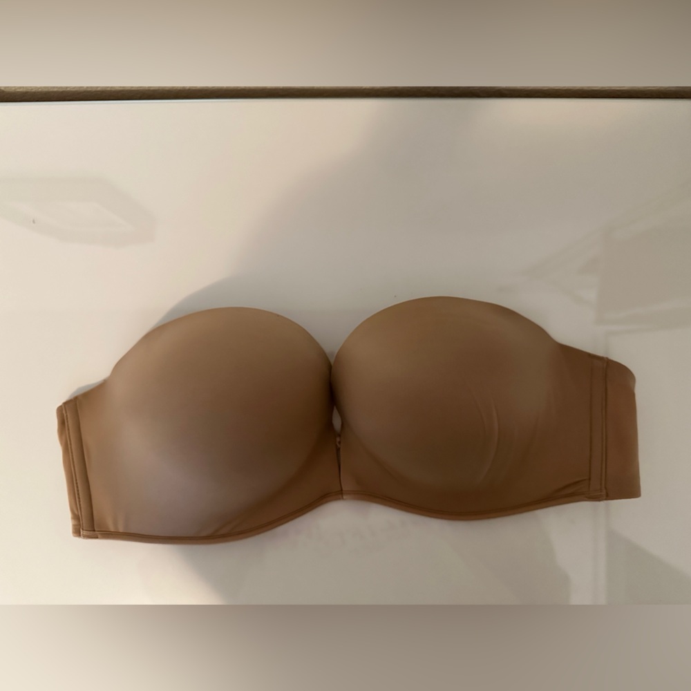 Victoria's Secret Cream Strapless Bra